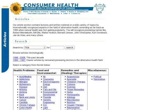 www.consumerhealth.org articles display.cfm