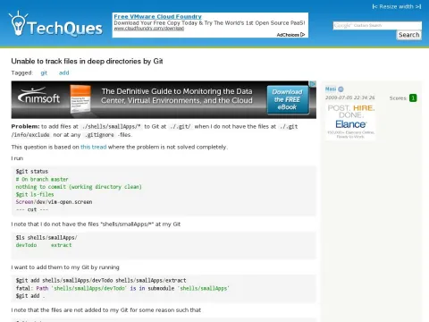 www.techques.com question 1-1084969 Unable-to-track-files-in-deep-directories-by-Git