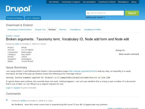 drupal.org node 316253