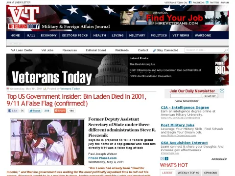 www.veteranstoday.com 2011 05 04 top-us-government-insider-bin-laden-died-in-2001-911-a-false-flag