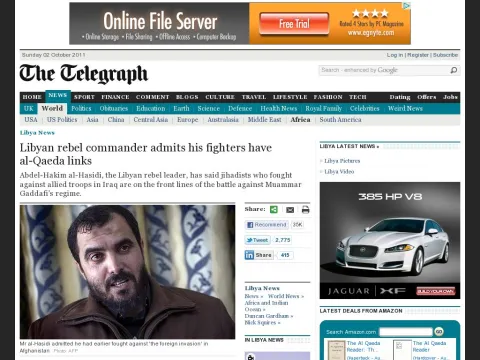 www.telegraph.co.uk news worldnews africaandindianocean libya 8407047 Libyan-rebel-commander-admits-his-fighters-have-al-Qaeda-links.html