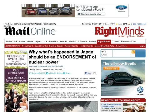 www.dailymail.co.uk debate article-1367289 Japan-earthquake-tsunami-Are-right-worry-nuclear-angle.html