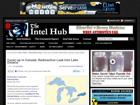 theintelhub.com 2011 03 17 cover-up-in-canada-radioactive-leak-into-lake-ontario