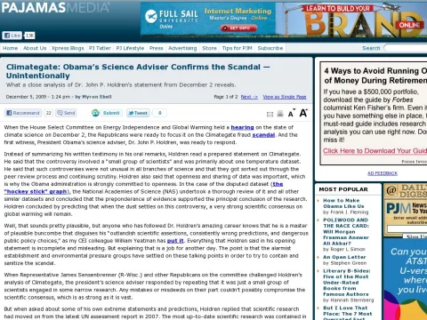 pajamasmedia.com blog climategate-obamas-science-adviser-confirms-the-scandal-%E2%80%94-unintentionally