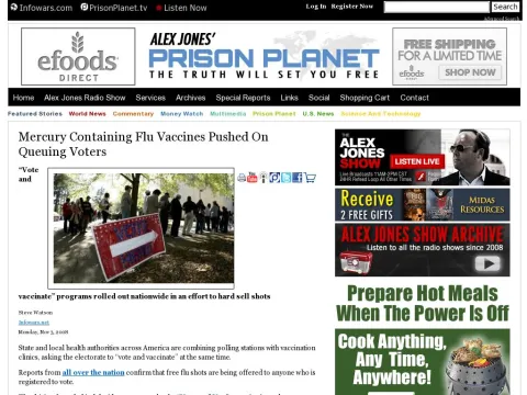 www.prisonplanet.com mercury-containing-flu-vaccines-pushed-on-queuing-voters.html