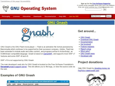 www.gnu.org software gnash