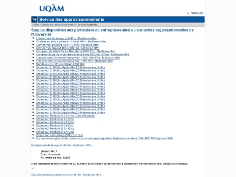 www.appro.uqam.ca surplus surplus1.html