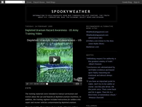 spookyweather.blogspot.com 2009 02 depleted-uranium-hazard-awareness-us.html