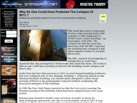 infowars.net articles march2007 010307BBC_WTC7.htm