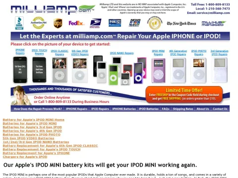 www.ipodminibattery.com