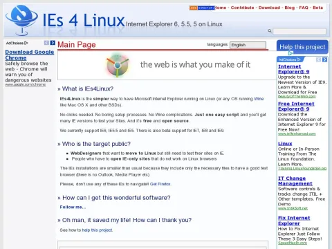 www.tatanka.com.br ies4linux index-en.html