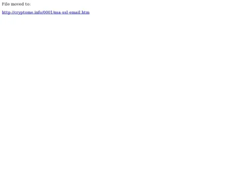 cryptome.org nsa-ssl-email.htm