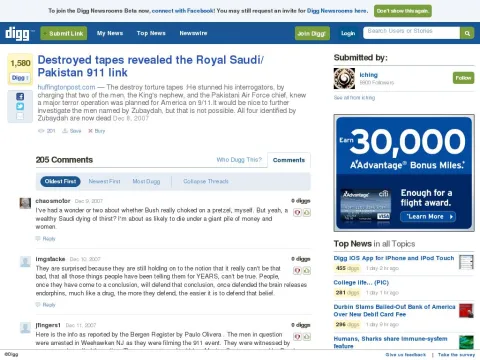 digg.com politics Destroyed_tapes_revealed_the_Royal_Saudi_Pakistan_911_link