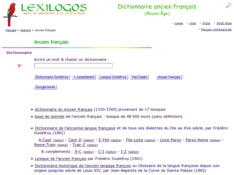 www.lexilogos.com francais_dictionnaire_ancien.htm