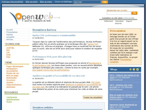 www.openweb.eu.org accessibilite