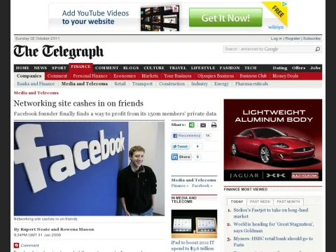 www.telegraph.co.uk finance newsbysector mediatechnologyandtelecoms 4413483 Networking-site-cashes-in-on-friends.html