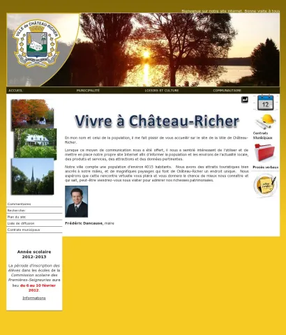 www.chateauricher.qc.ca