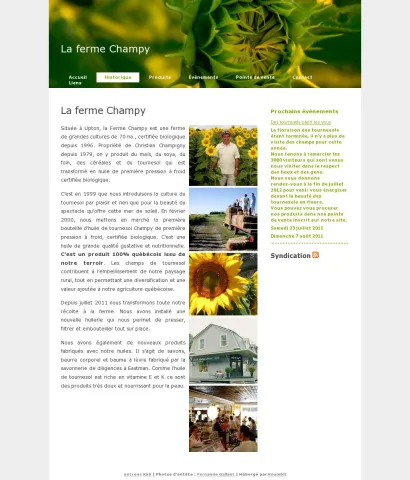 champy.ca historique