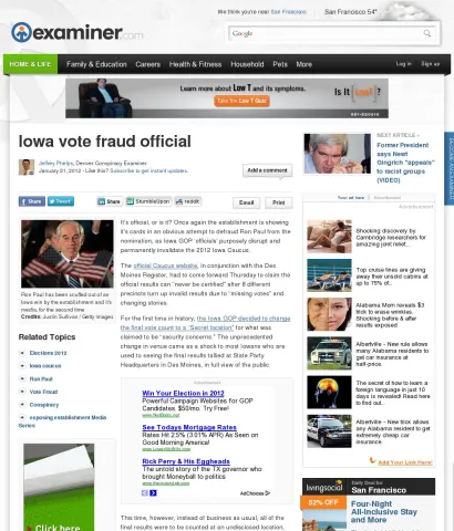 www.examiner.com conspiracy-in-denver iowa-vote-fraud-official