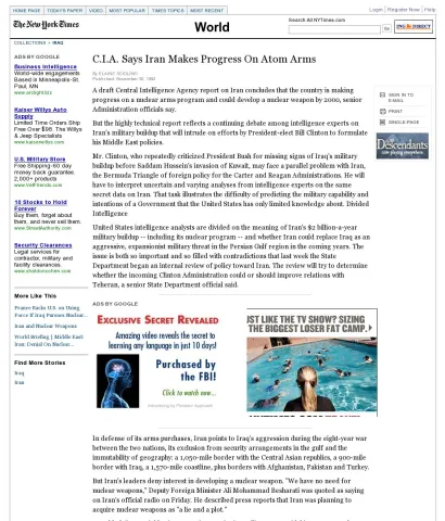 www.nytimes.com 1992 11 30 world cia-says-iran-makes-progress-on-atom-arms.html