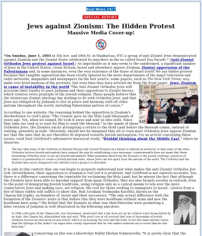 www.realnews247.com spec_rpt_jews_against_zionism.htm