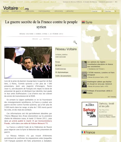 www.voltairenet.org La-guerre-secrete-de-la-France